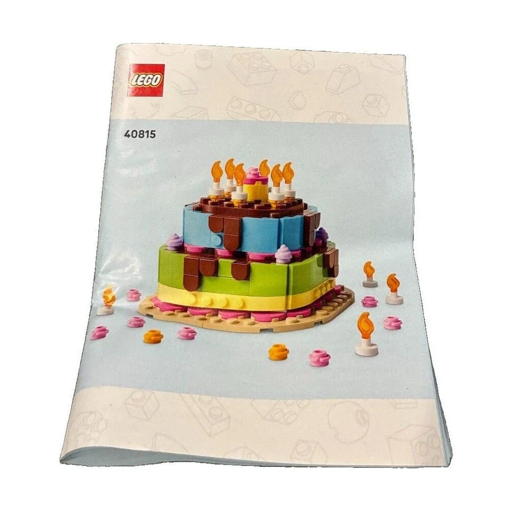 LEGO Birthday Cake 40815 Seasonal Party Set 219 pcs Age 7+ Box